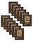 Ambiance Picture Frame Glass and Backing - 2mm Thick Glass Sheet, Box of 12 - Glass Panel for Open Back Frames or Glass Replacement - Includes White Corrugated Cardboard Backing